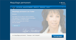 Desktop Screenshot of maquillage-permanent-quebec.com
